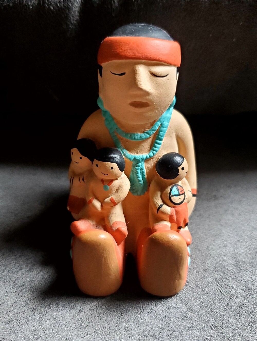Vintage Cleo Teissedre Storyteller Figurine